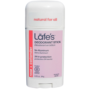 Lafe's Deodorant Stick - Rose and Coriander